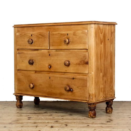 fig 1. Antique Pine Chest of Drawers