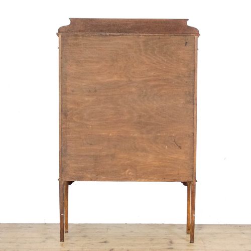 ANTIQUE EDWARDIAN MAHOGANY GLASS CABINET - ADDITIONAL PHOTO 7