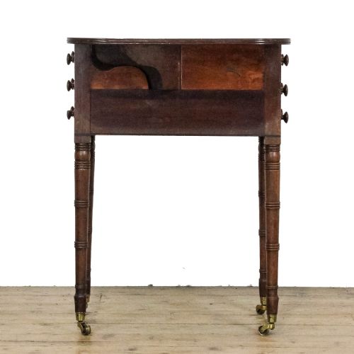 ANTIQUE VICTORIAN MAHOGANY PEMBROKE WORKTABLE - ADDITIONAL PHOTO 10