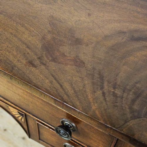 ANTIQUE MAHOGANY LOW BOY SIDE TABLE - ADDITIONAL PHOTO 1