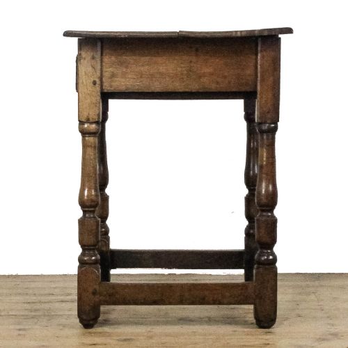 ANTIQUE 18TH CENTURY OAK SIDE TABLE - ADDITIONAL PHOTO 1
