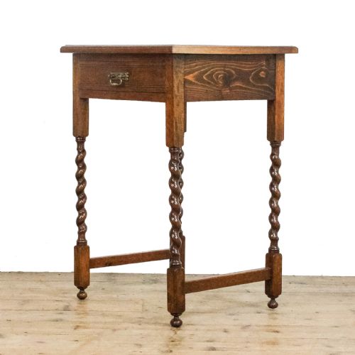 fig 1. Antique Barley Twist Side Table
