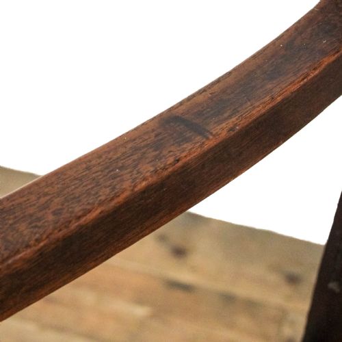 ANTIQUE GEORGIAN MAHOGANY COMMODE CHAIR - ADDITIONAL PHOTO 7