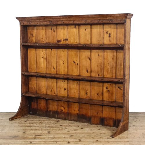 fig 1. Antique Oak Dresser Rack