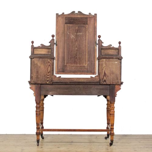 ANTIQUE EDWARDIAN PINE DRESSING TABLE - ADDITIONAL PHOTO 3