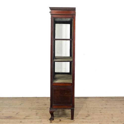 ANTIQUE EDWARDIAN GLASS DISPLAY CABINET - ADDITIONAL PHOTO 5