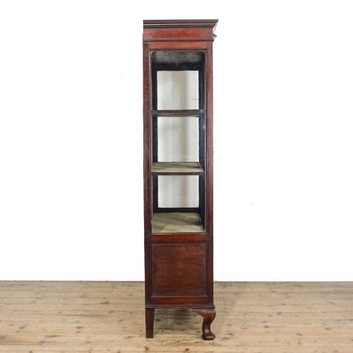 ANTIQUE EDWARDIAN GLASS DISPLAY CABINET - ADDITIONAL PHOTO 9