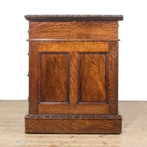 fig 1. Antique Carved Oak Green Man Writing Desk