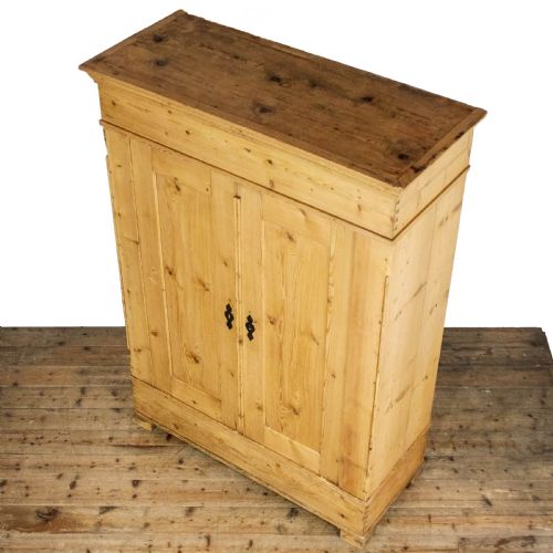 fig 2. Antique Continental Pine Knockdown Wardrobe