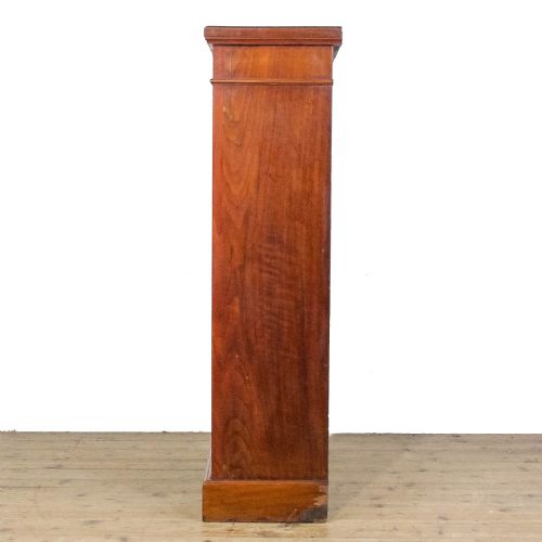 ANTIQUE LATE VICTORIAN WALNUT BOOKCASE - ADDITIONAL PHOTO 3