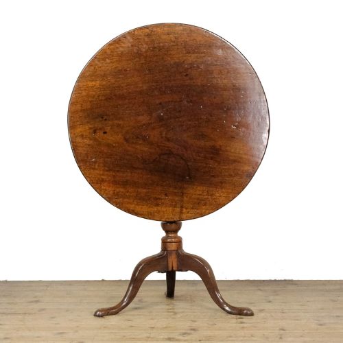 Antique Georgian Mahogany Tilt Top Table
