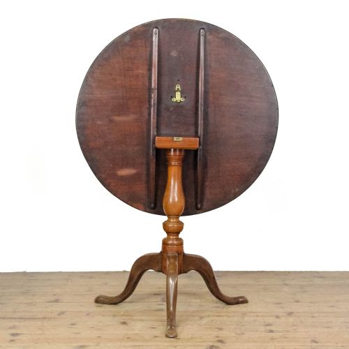 fig 1. Antique Georgian Mahogany Tilt Top Table