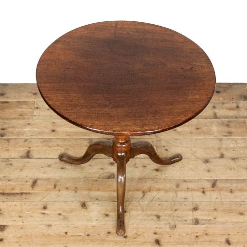 fig 2. Antique Georgian Mahogany Tilt Top Table
