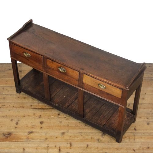 ANTIQUE SOUTH WALES OAK DRESSER BASE - ADDITIONAL PHOTO 2