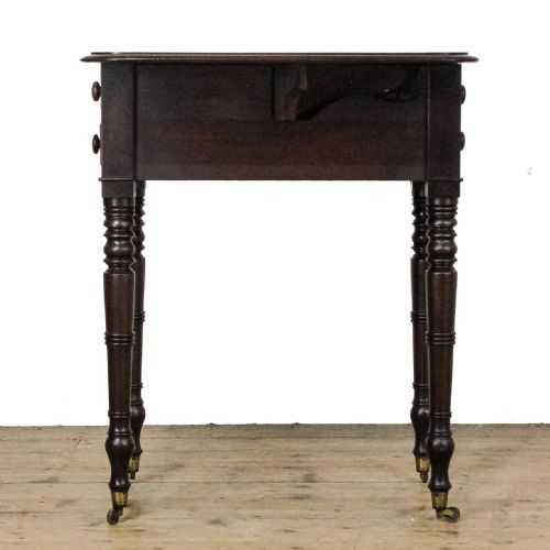 ANTIQUE 19TH CENTURY MAHOGANY WORK TABLE - ADDITIONAL PHOTO 5