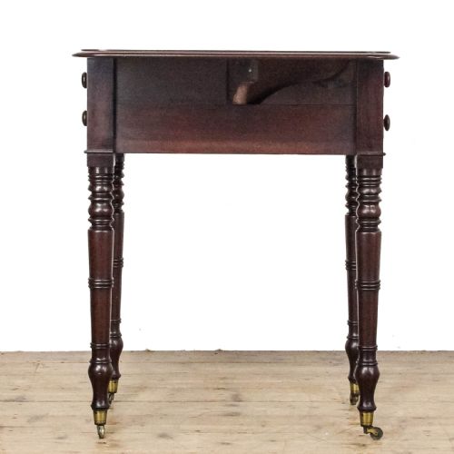 ANTIQUE 19TH CENTURY MAHOGANY WORK TABLE - ADDITIONAL PHOTO 9