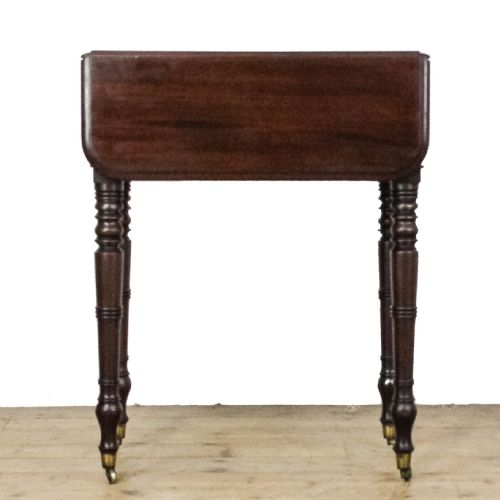 ANTIQUE 19TH CENTURY MAHOGANY WORK TABLE - ADDITIONAL PHOTO 11