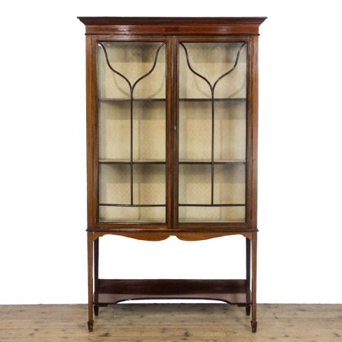 ANTIQUE EDWARDIAN MAHOGANY DISPLAY CABINET