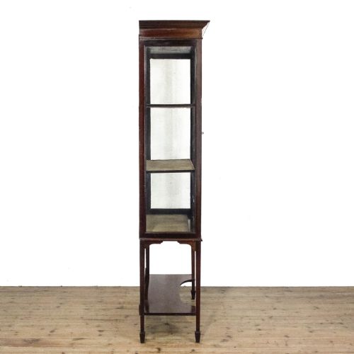 ANTIQUE EDWARDIAN MAHOGANY DISPLAY CABINET - ADDITIONAL PHOTO 6