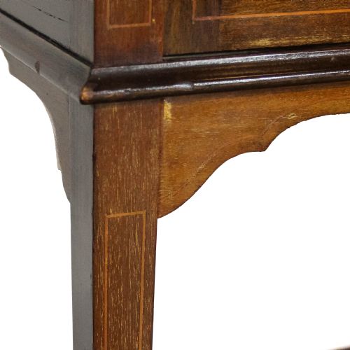 ANTIQUE EDWARDIAN MAHOGANY DISPLAY CABINET - ADDITIONAL PHOTO 9