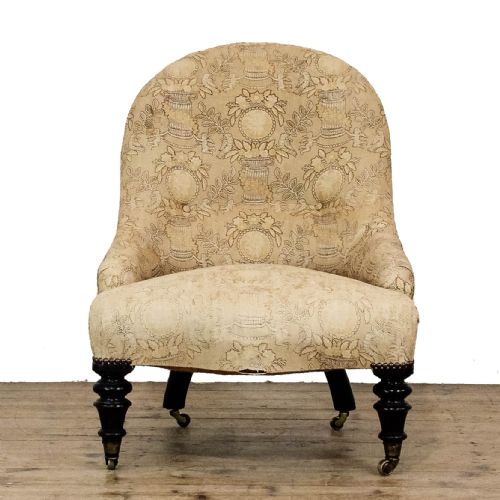 fig 1. Antique Victorian Tub Armchair