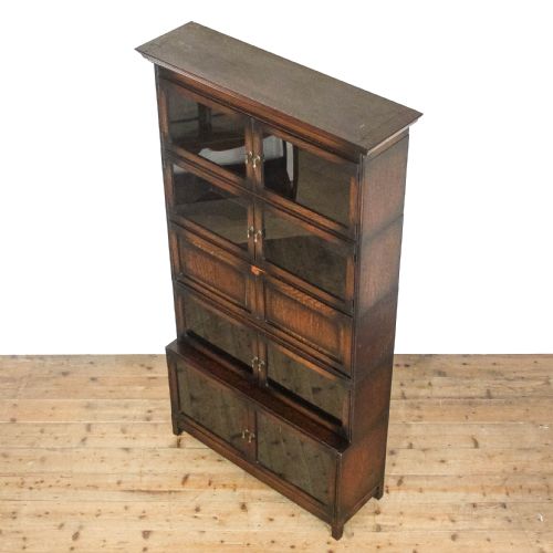 fig 2. Antique Globe Wernicke Style Sectional Bookcase