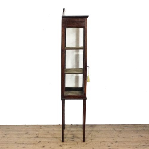 ANTIQUE EDWARDIAN DISPLAY CABINET - ADDITIONAL PHOTO 4