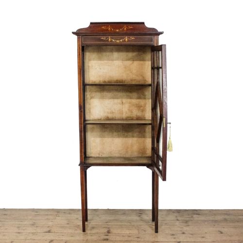 ANTIQUE EDWARDIAN DISPLAY CABINET - ADDITIONAL PHOTO 8