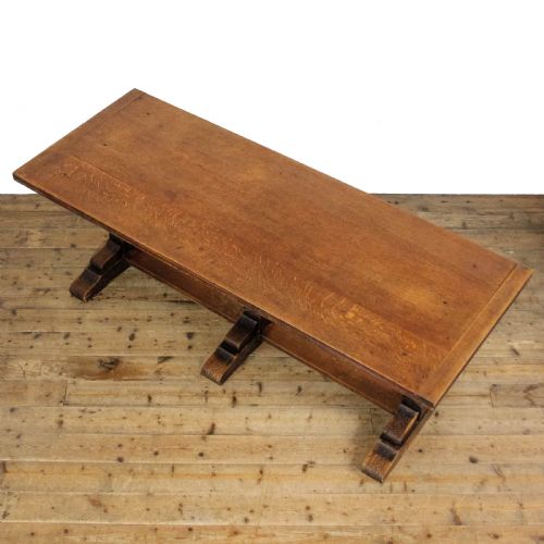 fig 1. Antique Large Oak Refectory Dining Table