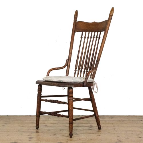 Antique Edwardian Spindle Back Chair
