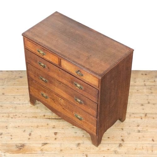 fig 2. Antique Oak Chest of Drawers