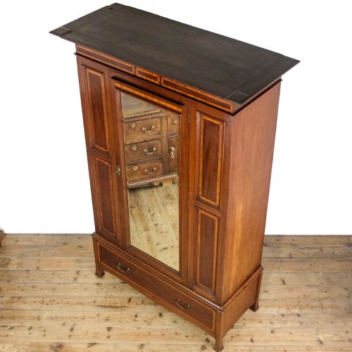 ANTIQUE EDWARDIAN WARDROBE - ADDITIONAL PHOTO 2