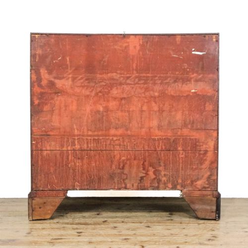 ANTIQUE MAHOGANY BUREAU - ADDITIONAL PHOTO 4