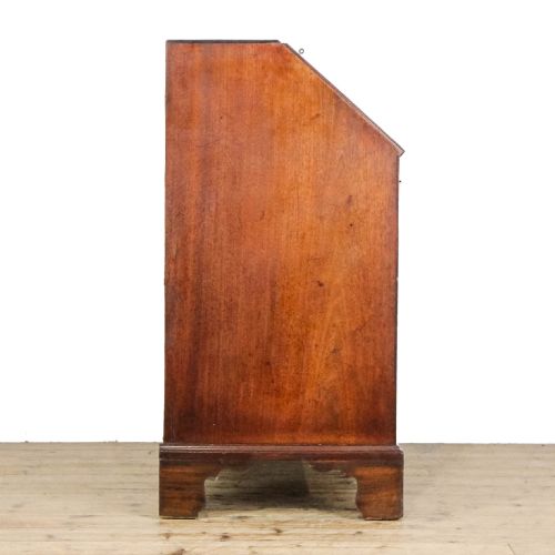 ANTIQUE MAHOGANY BUREAU - ADDITIONAL PHOTO 5