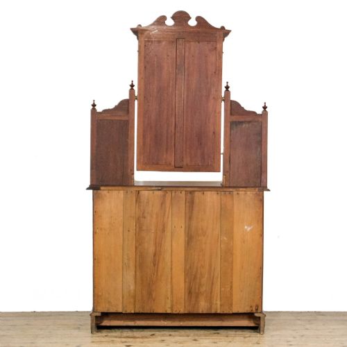 ANTIQUE DRESSING TABLE CHEST OF DRAWERS - ADDITIONAL PHOTO 4