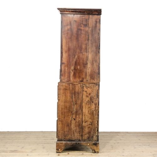 ANTIQUE 19TH CENTURY OAK HOUSEKEEPER'S CUPBOARD - ADDITIONAL PHOTO 4