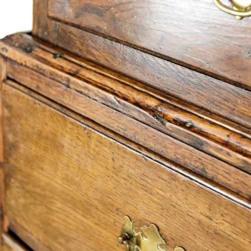 ANTIQUE 19TH CENTURY OAK HOUSEKEEPER'S CUPBOARD - ADDITIONAL PHOTO 13