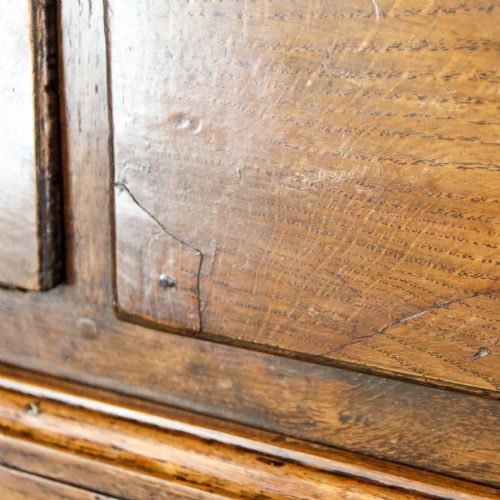 ANTIQUE 19TH CENTURY OAK HOUSEKEEPER'S CUPBOARD - ADDITIONAL PHOTO 14