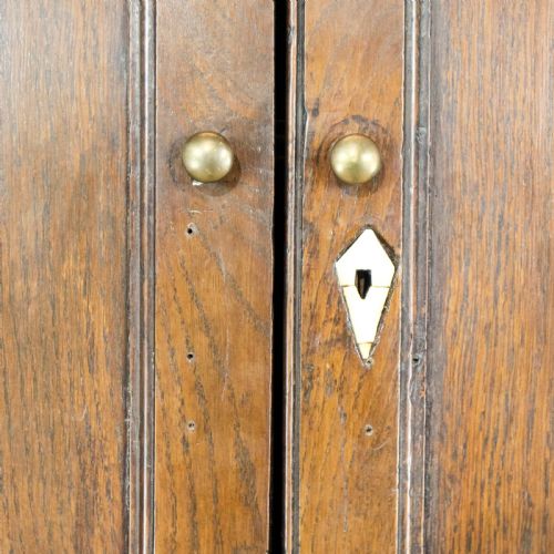ANTIQUE 19TH CENTURY OAK HOUSEKEEPER'S CUPBOARD - ADDITIONAL PHOTO 17