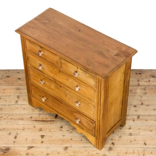 ANTIQUE SATINWOOD CHEST OF DRAWERS - ADDITIONAL PHOTO 2