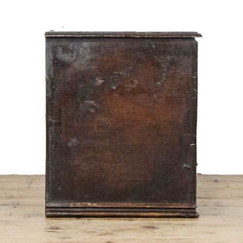 ANTIQUE WELSH OAK COFFER BACH - ADDITIONAL PHOTO 6