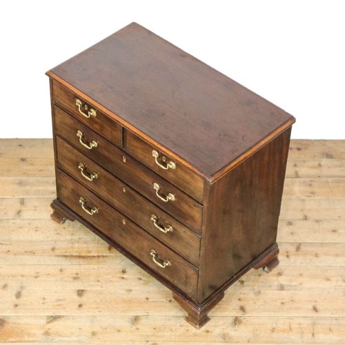 fig 2. Antique Mahogany Chest of Drawers
