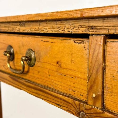 ANTIQUE PINE SIDE CONSOLE TABLE - ADDITIONAL PHOTO 8