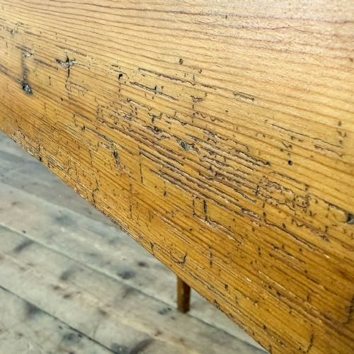 ANTIQUE PINE SIDE CONSOLE TABLE - ADDITIONAL PHOTO 9