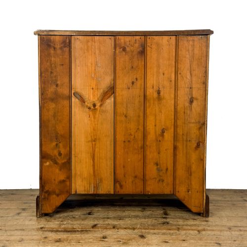 ANTIQUE OAK TWO DOOR CUPBOARD - ADDITIONAL PHOTO 4