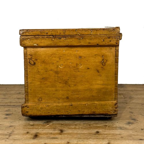fig 2. Antique Victorian Pine Trunk
