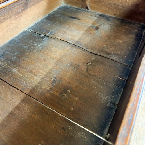 ANTIQUE 18TH CENTURY OAK CHEST OF DRAWERS - ADDITIONAL PHOTO 11