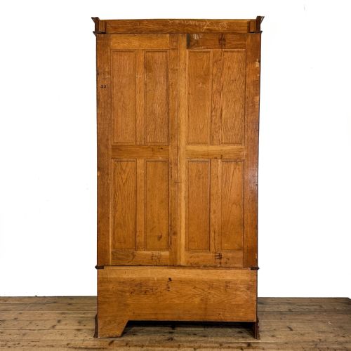 fig 2. Antique Edwardian Mahogany Mirrored Wardrobe