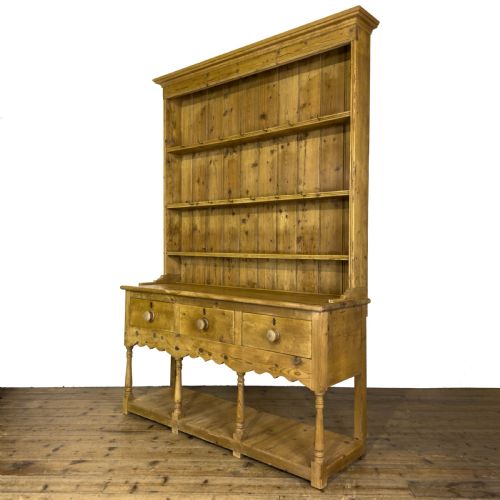 fig 1. Antique 19th Century Pine Dresser