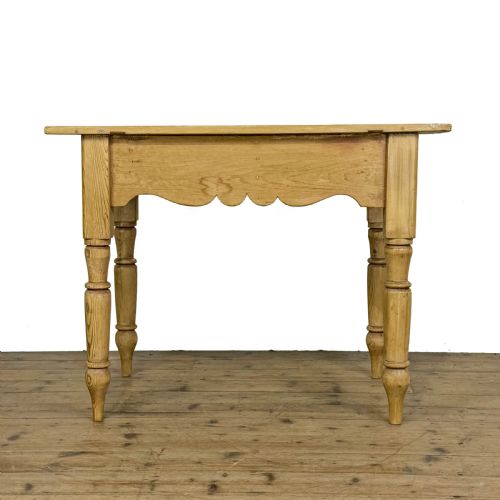 ANTIQUE SMALL PINE KITCHEN TABLE - ADDITIONAL PHOTO 1